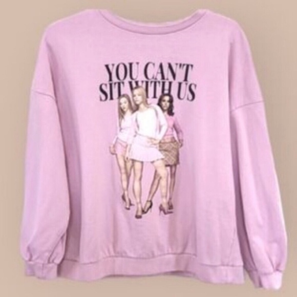 Mean Girls Pink Graphic Sweatshirt - Picture 1 of 7